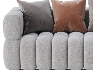 Marat boucle sofa 3D Model
