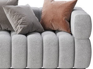 Marat boucle sofa 3D Model