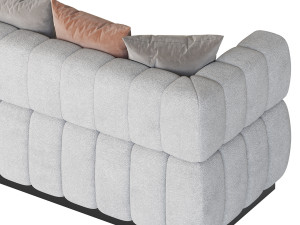 Marat boucle sofa 3D Model