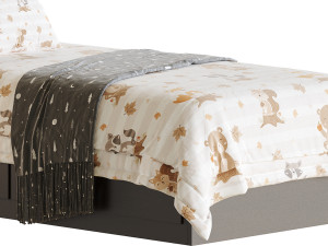 Mainstays Mates Storage Bed 3Dモデル