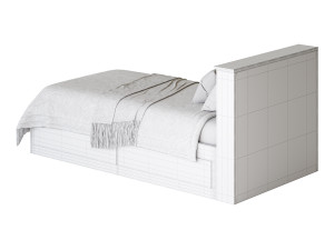 Mainstays Mates Storage Bed 3Dモデル
