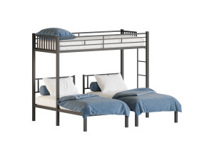 Metal Triple Bunk Beds 3Dモデル