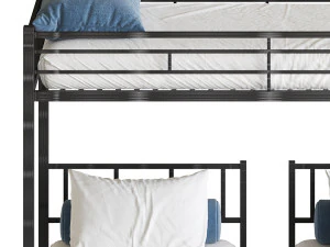 Metal Triple Bunk Beds 3D Model