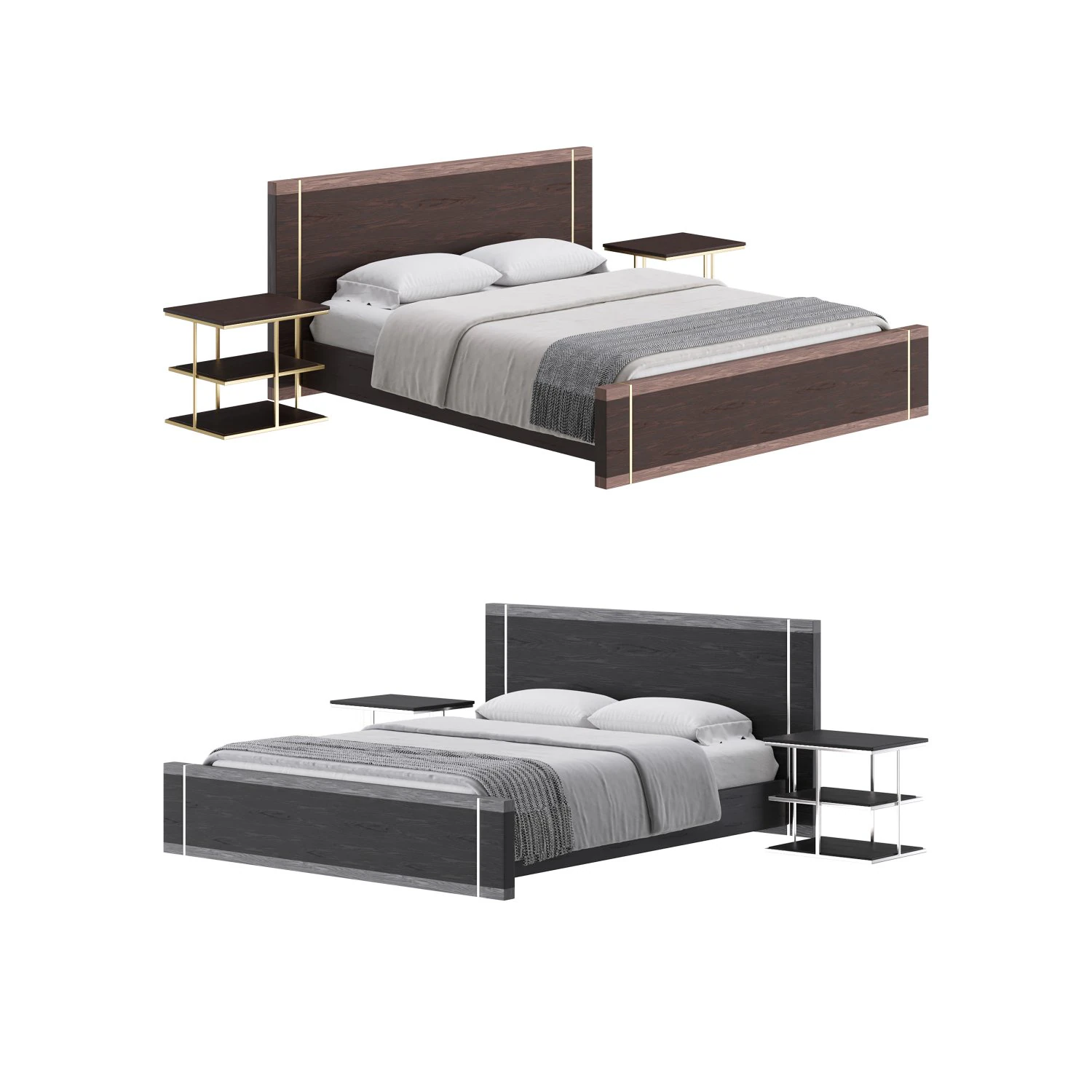 Mihaela bed 3D Model .c4d .max .obj .3ds .fbx .stl .blend 