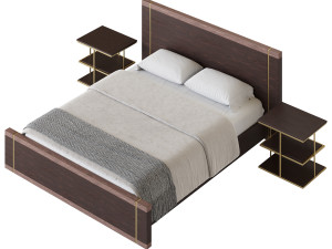 Mihaela bed 3D Model