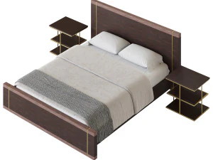 Mihaela bed 3D Model
