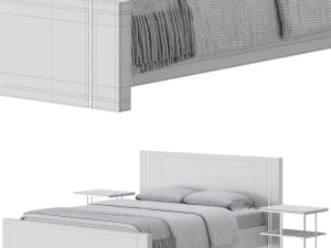 Mihaela bed 3D Model