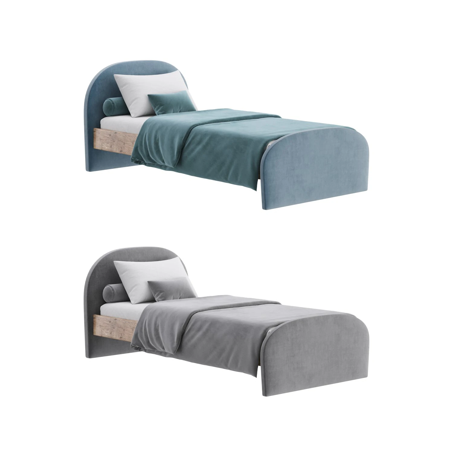Mira 90 bed 3D Model .c4d .max .obj .3ds .fbx .stl .blend 