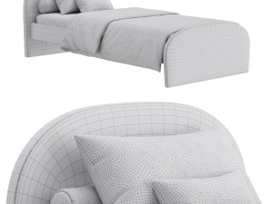 Mira 90 bed 3D Модель