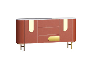 Modern Metal Sideboard Credenza 3D Model