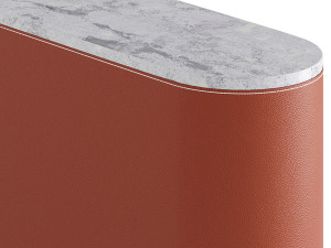 Modern Metal Sideboard Credenza 3D मॉडल