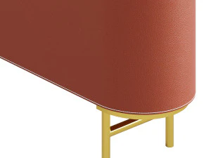 Modern Metal Sideboard Credenza 3D Model