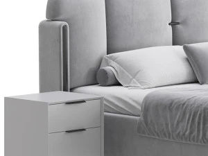 Modern Kanatlı Yatak 3D Model