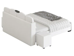 Modern Kanatlı Yatak 3D Model