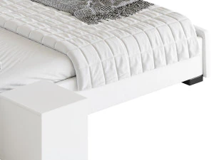 Modern Kanatlı Yatak 3D Model