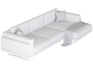 Modular sofa Pike Model 3D