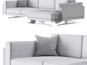Modular sofa Pike 3D Model