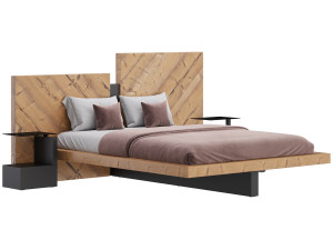Nazare Bed Modelo 3D