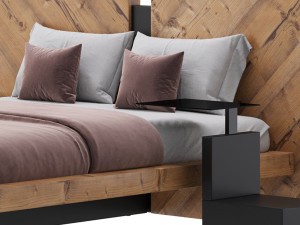 Nazare Bed Modelo 3D