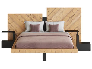 Nazare Bed 3D Model