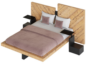 Nazare Bed Modelo 3D