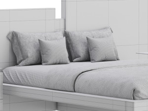Nazare Bed Modelo 3D
