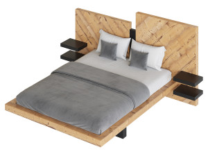 Nazare bed 2 3D Модель