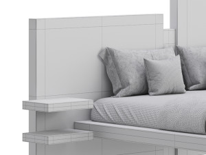Nazare bed 2 3D Модель