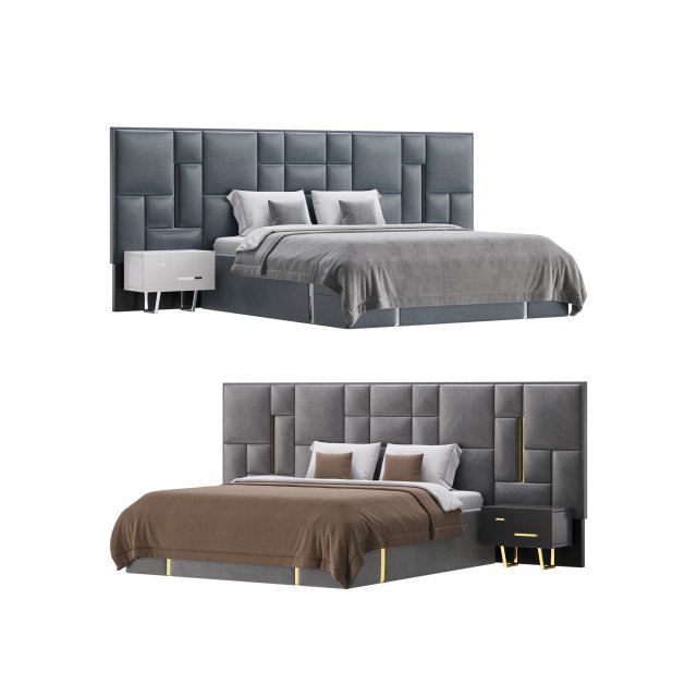 New Chelsea bedroom set Modèle 3D .c4d .max .obj .3ds .fbx .stl .blend 