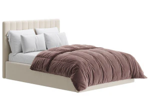 Owen Upholstered Ottoman Bed 3D Model