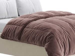 Owen Upholstered Ottoman Bed 3D Модель