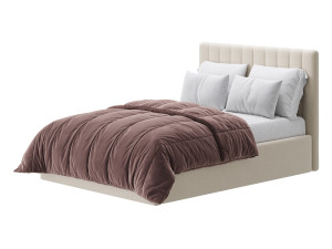 Owen Upholstered Ottoman Bed 3D Модель