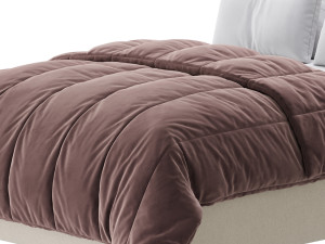 Owen Upholstered Ottoman Bed 3D Модель