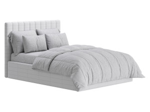 Owen Upholstered Ottoman Bed 3D Модель