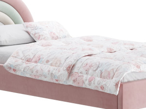 Rainbow Kids Bed 3D Model