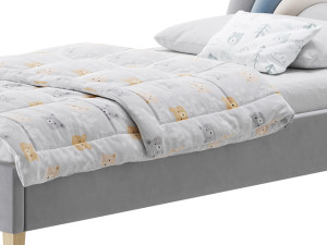 Rainbow Kids Bed 3D Model