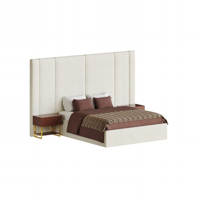 RUBI BED Modelo 3D .c4d .max .obj .3ds .fbx .stl .blend 