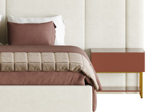 RUBI BED Modelo 3D
