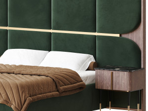 SAKYA BED Modèle 3D