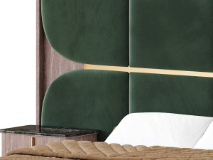 SAKYA BED Modèle 3D