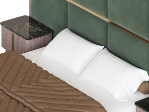 SAKYA BED Modèle 3D