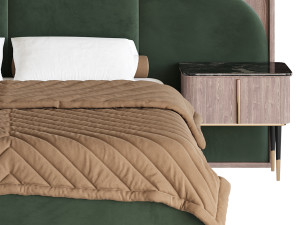 SAKYA BED Modèle 3D