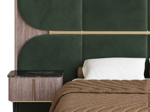 SAKYA BED Modèle 3D