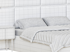 SAKYA BED Modèle 3D