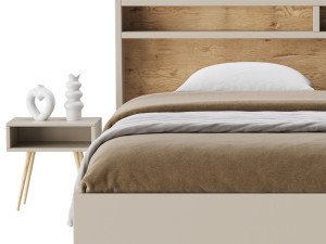 Shellhorn 180 bed 3Dモデル