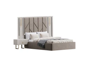 シミーベッドルームセットベッド 3Dモデル