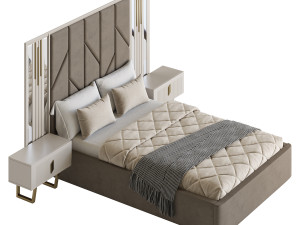 SHIMMY BEDROOM SET bed 3D मॉडल