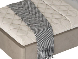 SHIMMY BEDROOM SET bed 3D Model