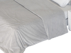 Soild Wood Bed with Camelback Panel Headboard Modelo 3D