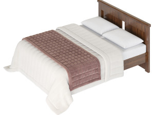SONGESAND Bed frame 3D Model